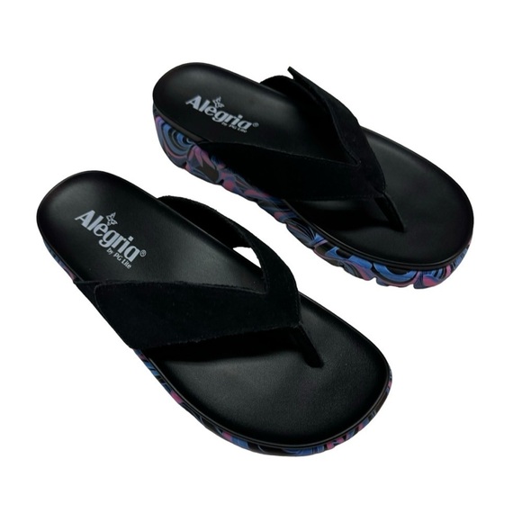 Alegria AST-170 ASTARA I GOT YOU BABE Woman's SZ 37 (USA 7-7.5)Flip Flop Sandals - Picture 1 of 7